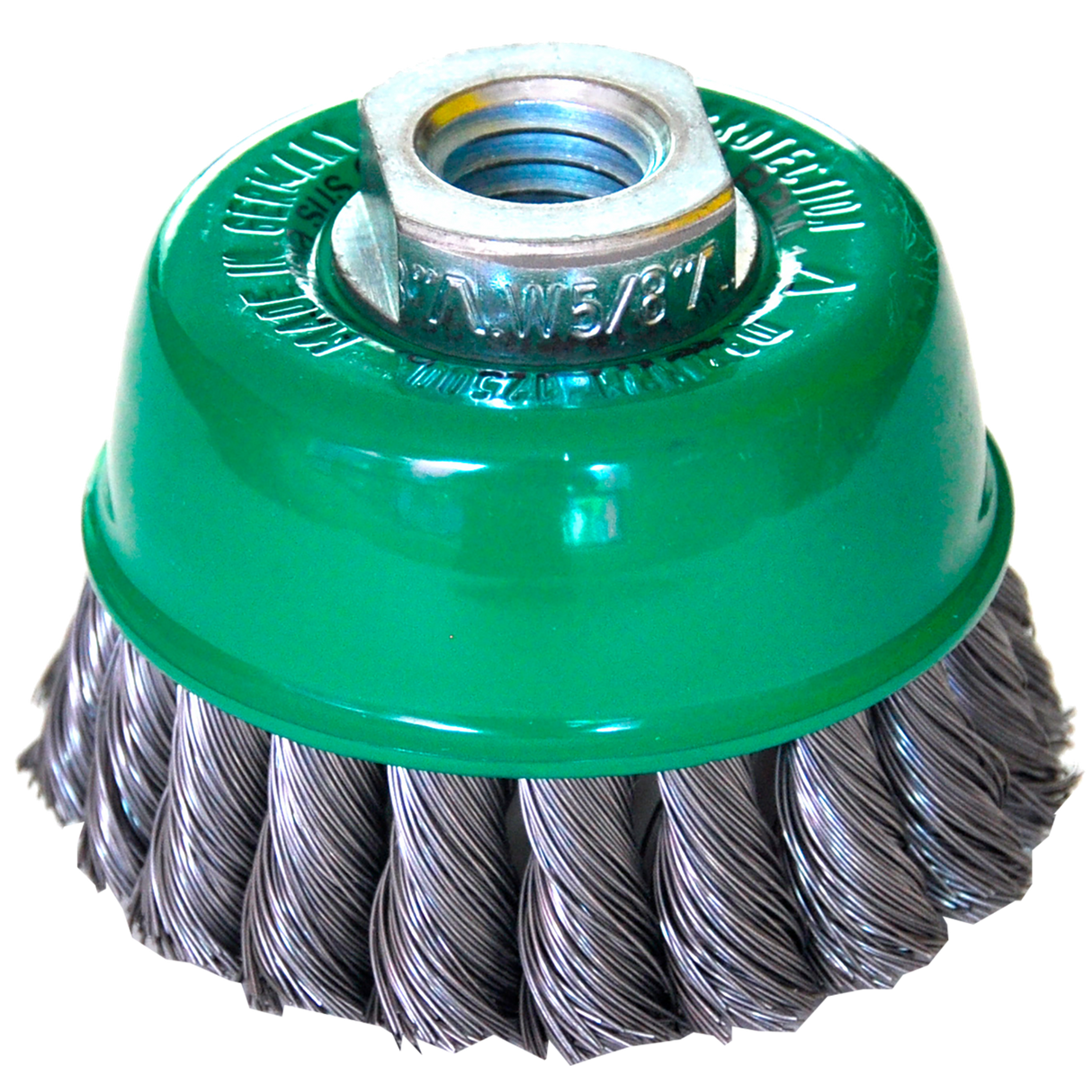 Cepillo de Copa, 3 pulg X , Multi-rosca (5/8” -11H o M14-2), calibre 0.014 pulg Tenazit
