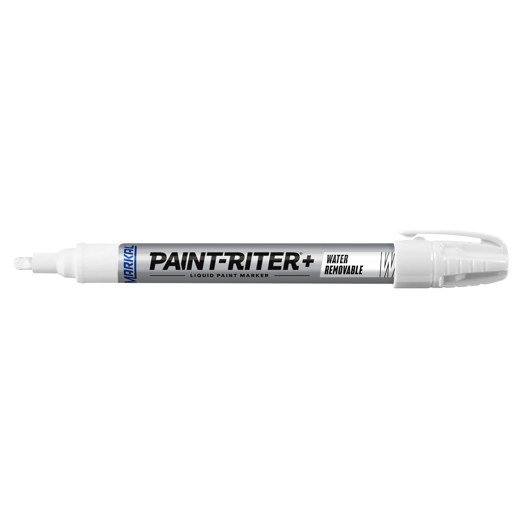 Marcador de Pintura Líquida Removible con Agua Paint-Riter®, para Control de Calidad, Color Blanco - Herramental