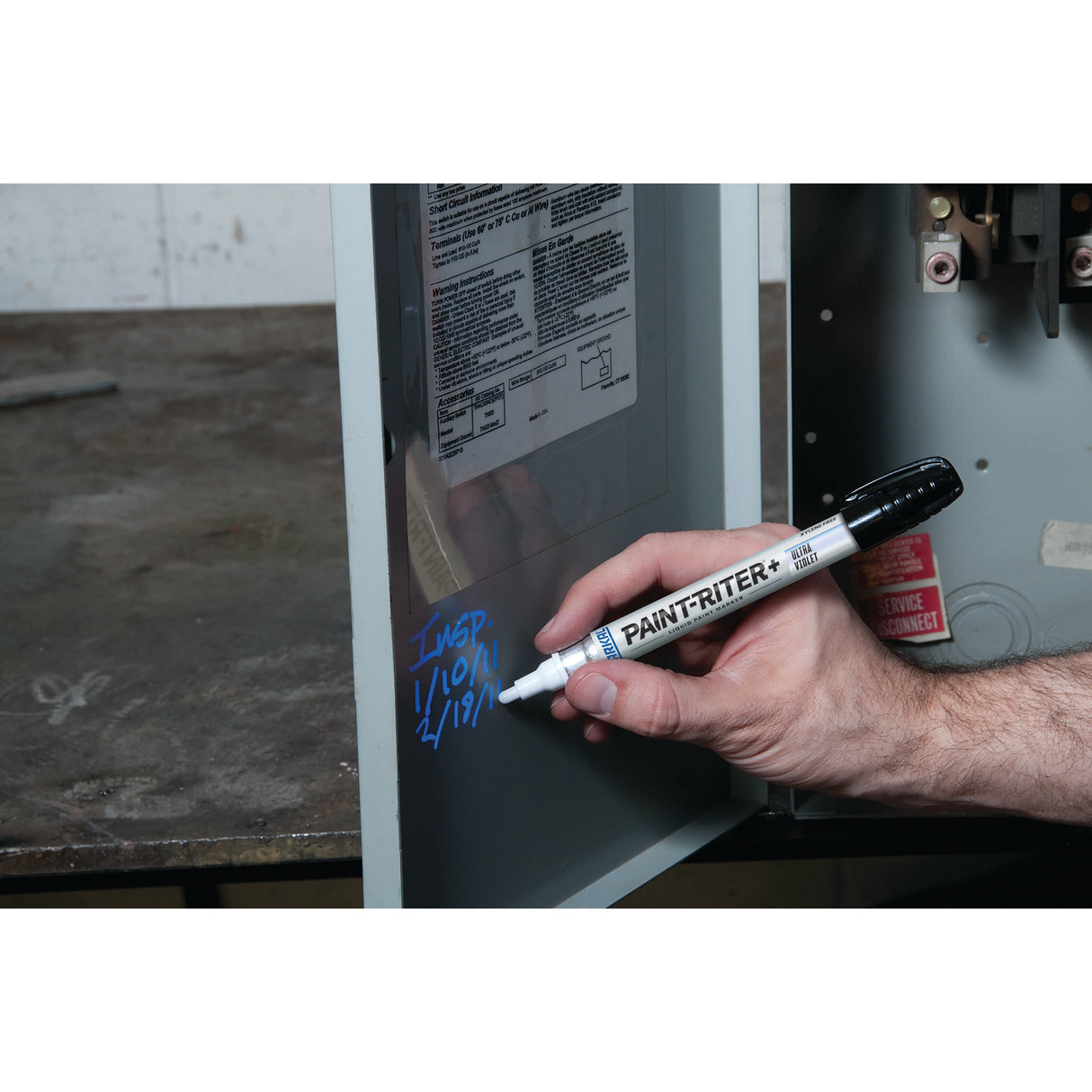 MARCADOR DE VALVULA PINTURA BASE ACEITE VISIBLE CON LUZ ULTRAVIOLETA