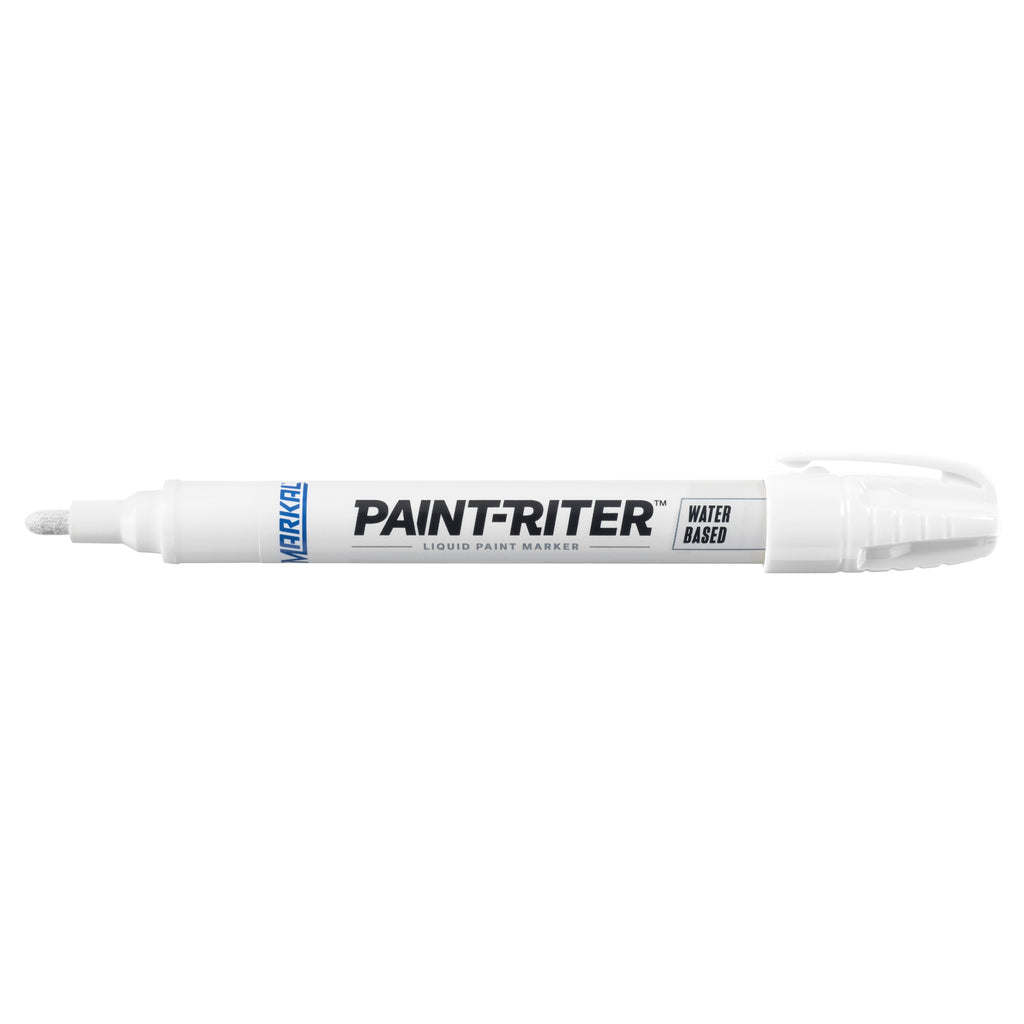 Marcador de Pintura Líquida Permanente Paint-Riter®, para Uso General, Color Blanco - Herramental