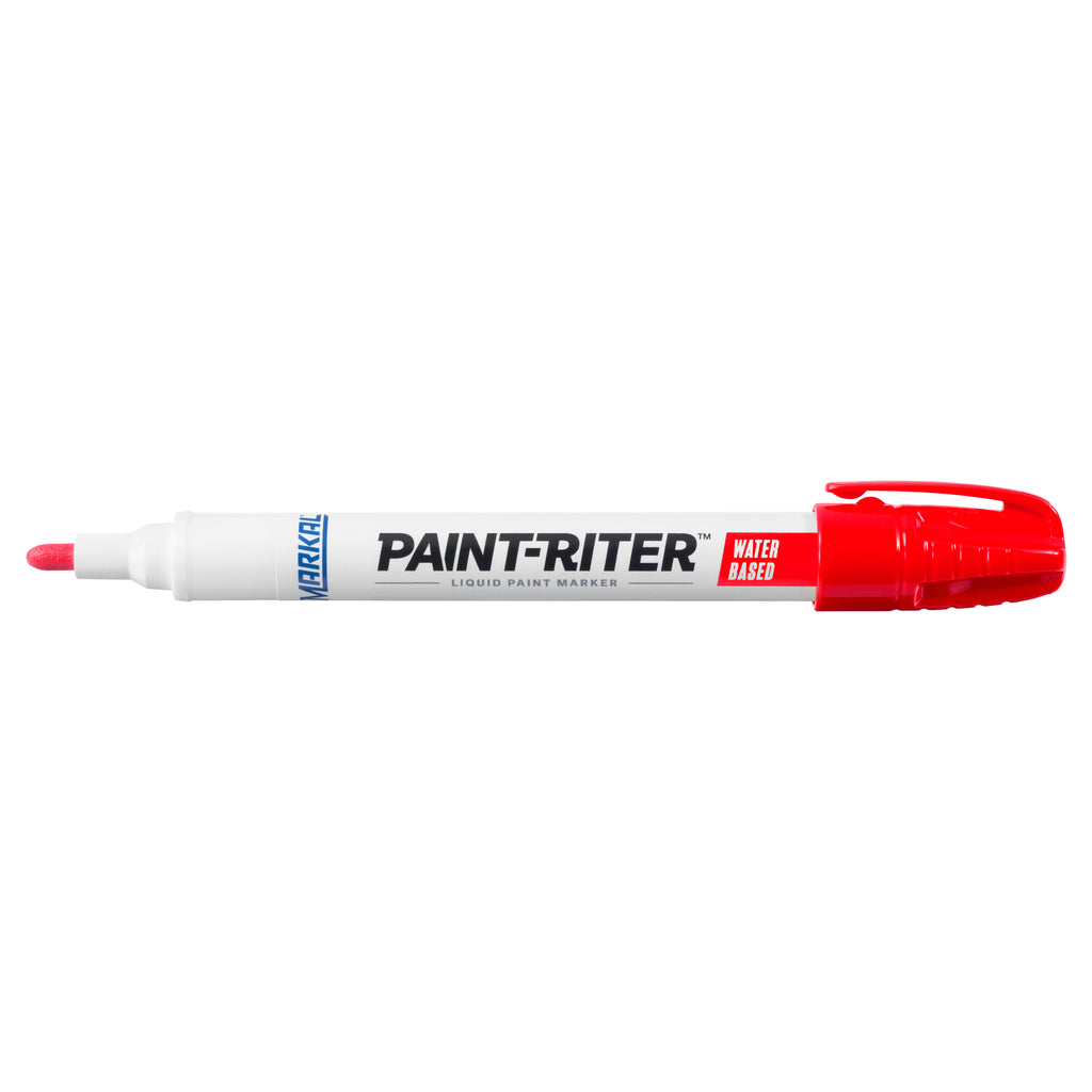 Marcador de Pintura Líquida Permanente Paint-Riter®, para Uso General, Color Rojo - Herramental