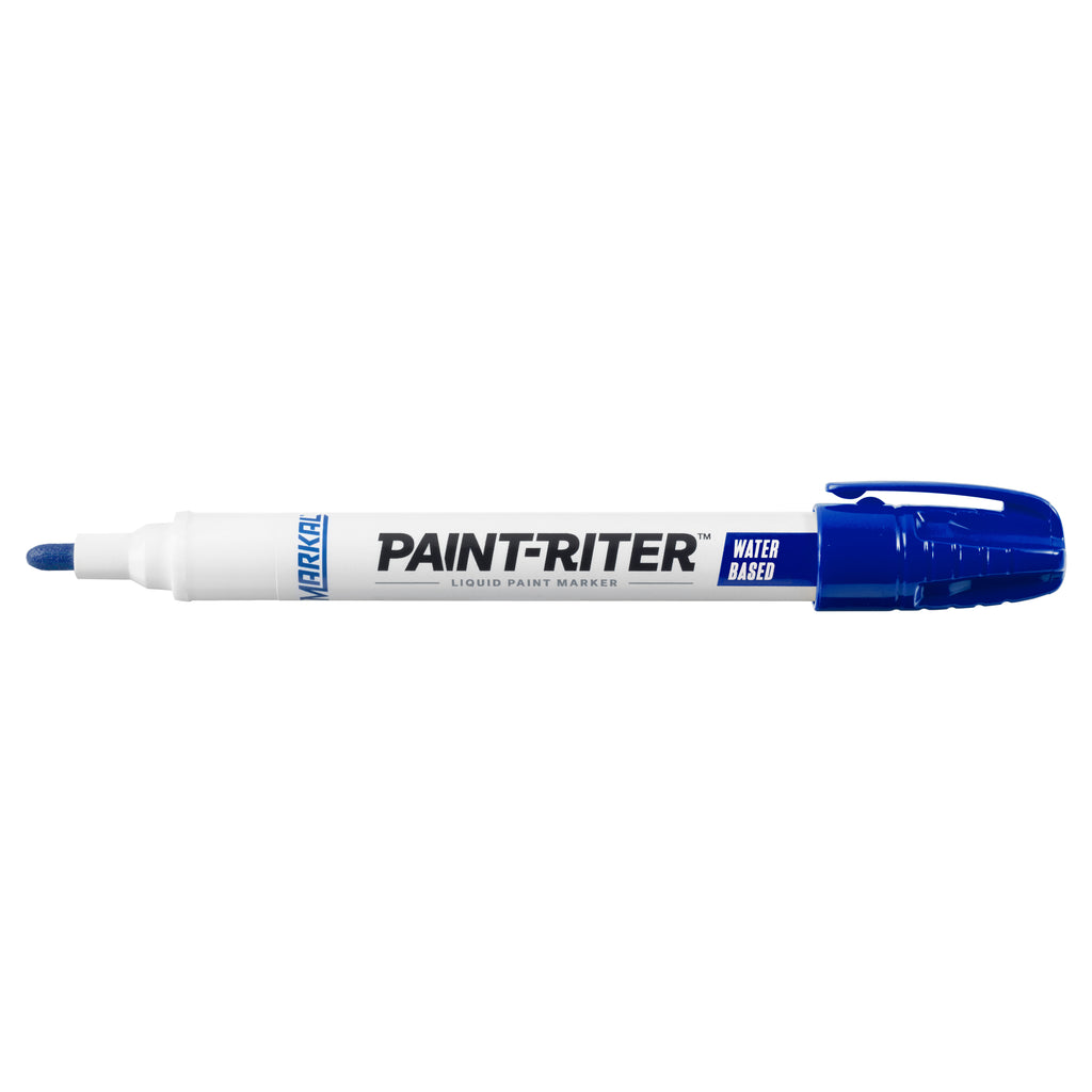Marcador de Pintura Líquida Permanente Paint-Riter®, para Uso General, Color Azul - Herramental