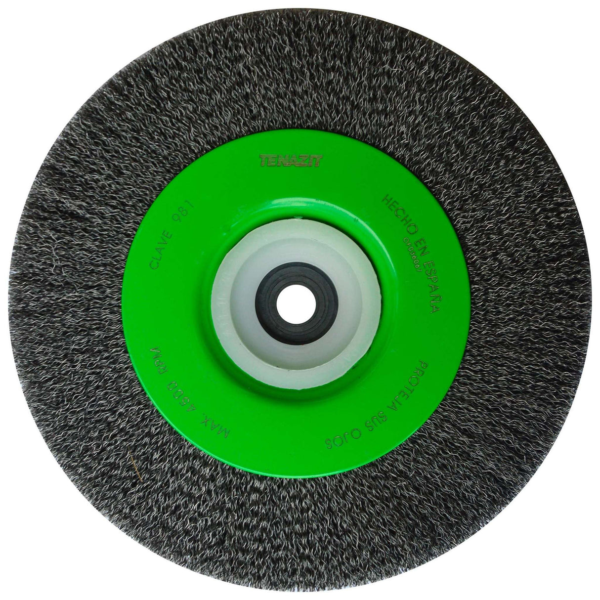 Cepillo Circular, 8 pulg X 1 pulg, Multi-eje (2”, 1-3/8”, 1-3/16”, 1”, 7/8”, 3/4”, 5/8”,1/2”), calibre 0.012 pulg Tenazit