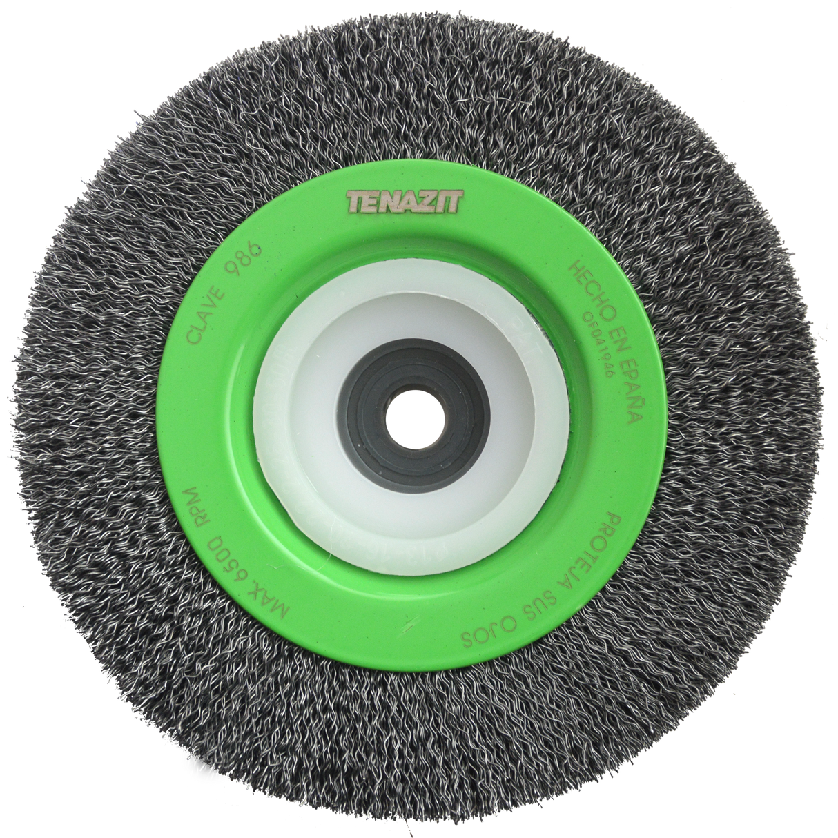 Cepillo Circular, 6 pulg X 7/8 pulg, Multi-eje (2”, 1-3/8”, 1-3/16”, 1”, 7/8”, 3/4”, 5/8”,1/2”), calibre 0.014 pulg Tenazit