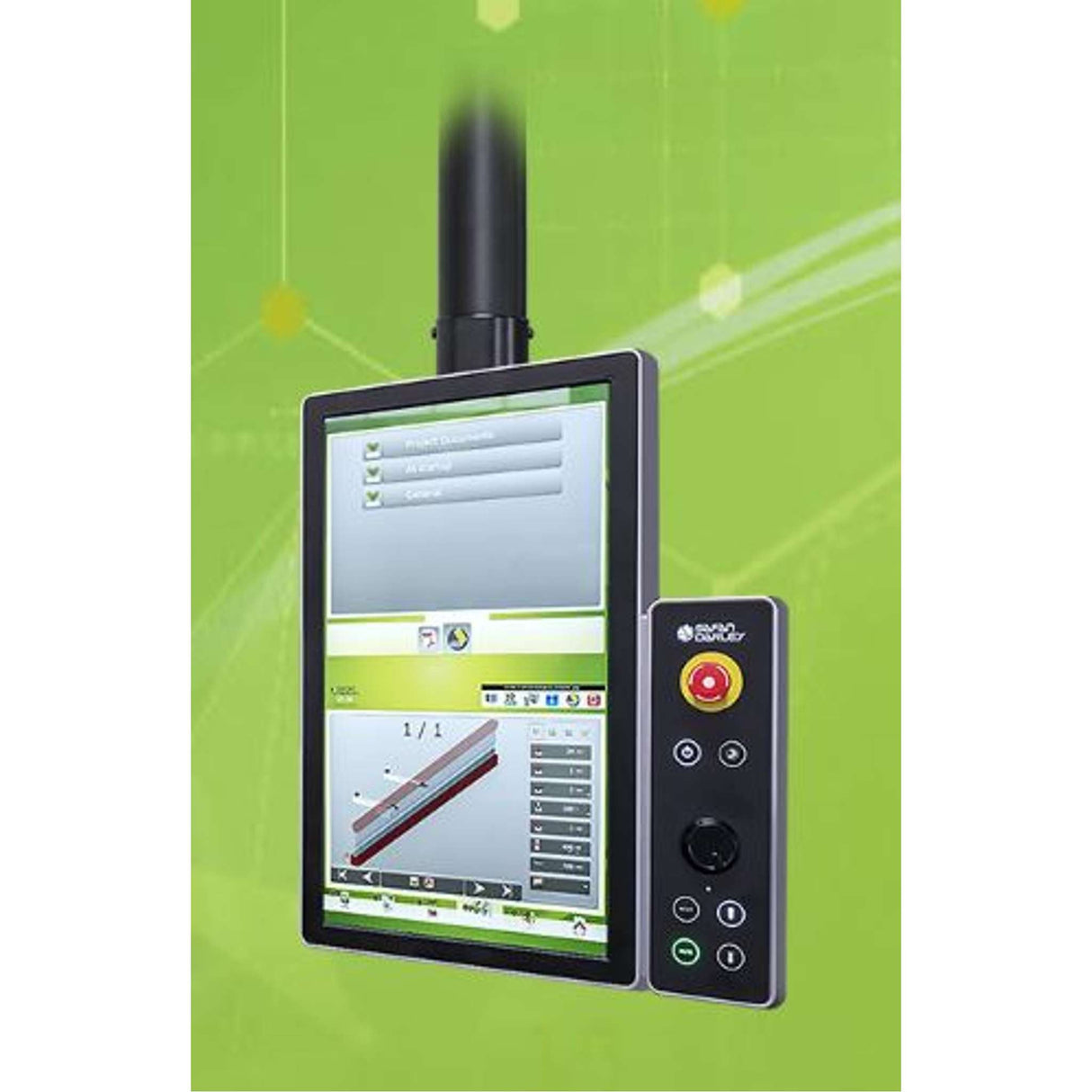 Máquina dobladora electrica de 100 Toneladas con accesorios estandar a 220v/60Hz Safan