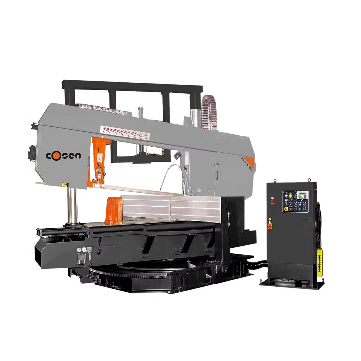 SIERRA CINTA SEMIAUTOMATICA DE INGLETE DOBLE COLUMNA