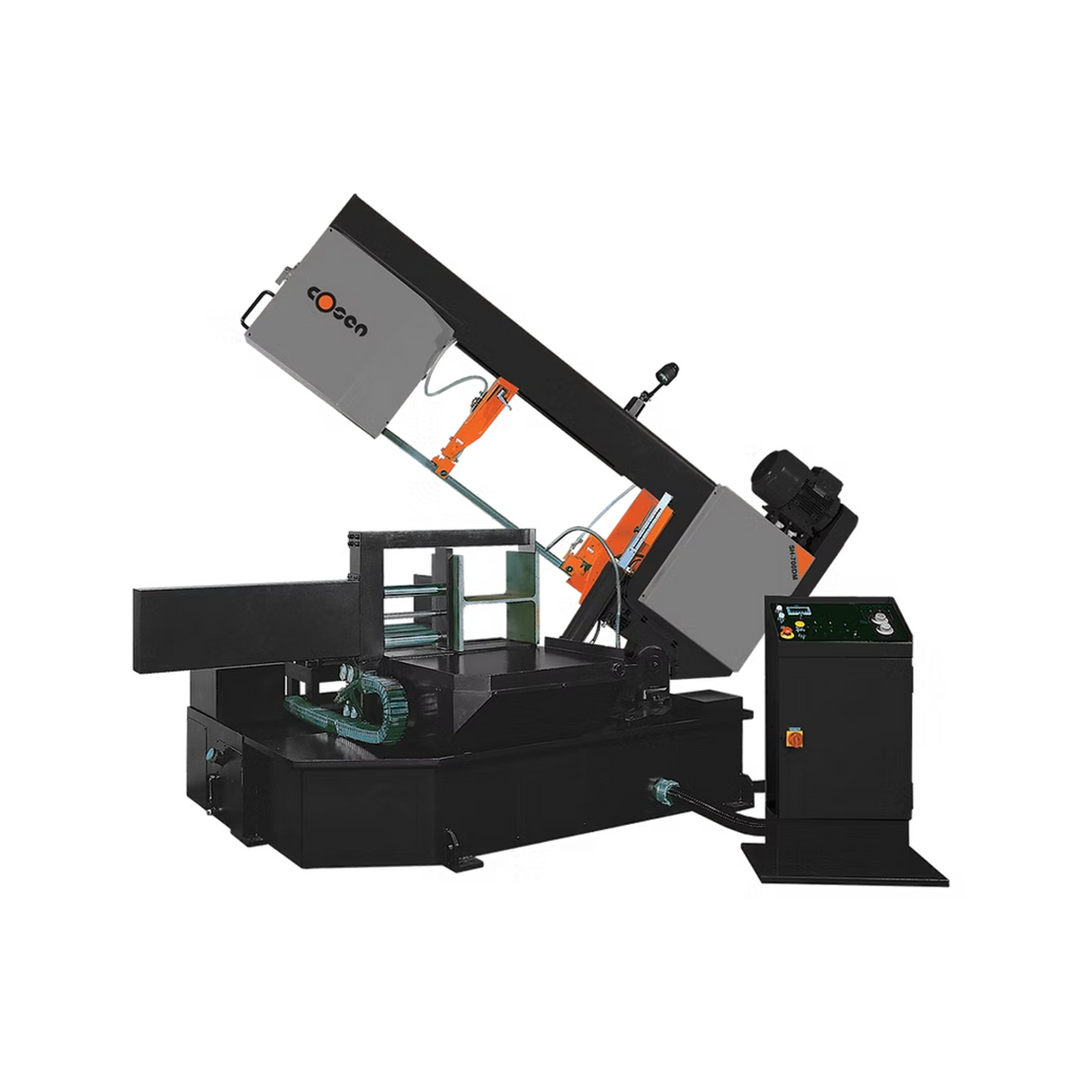 SIERRA CINTA SEMIAUTOMATICA DE INGLETE DERECHO TIPO TIJERA