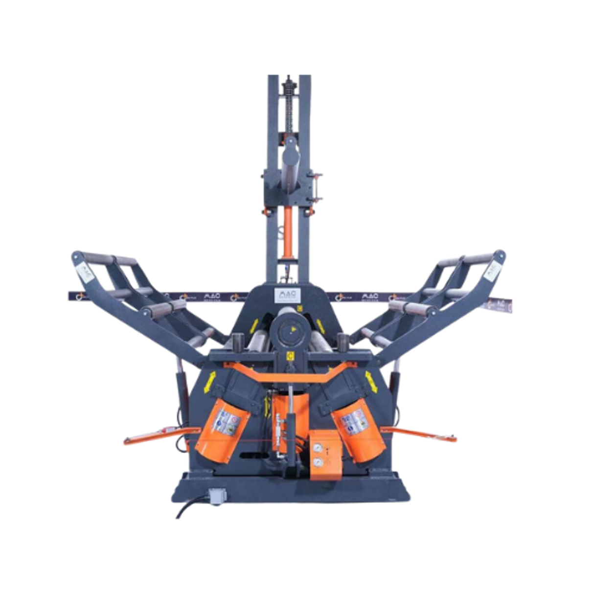 Máquina curvadora de placas de 4 rodillos trifásica 220V/60Hz