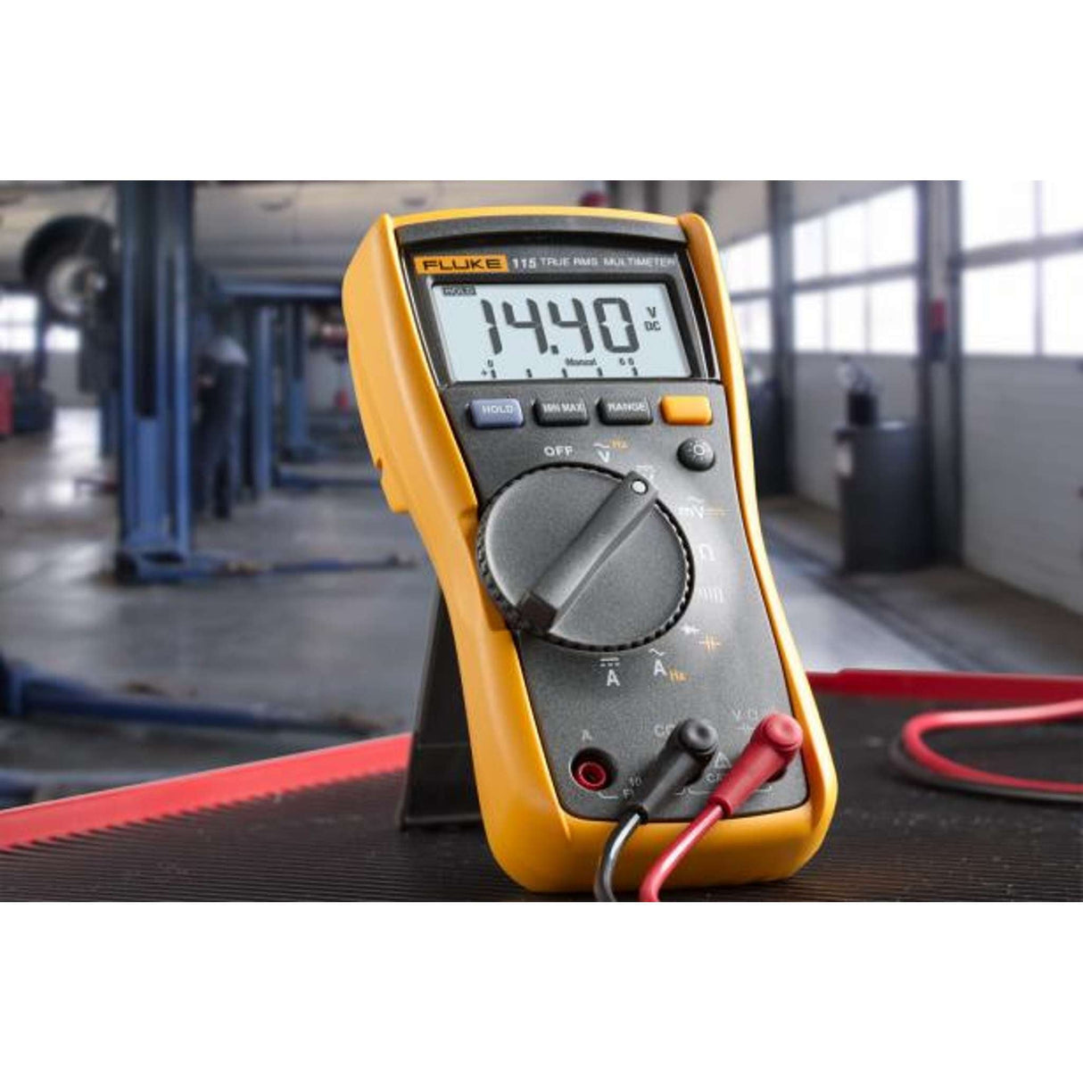 Multimetro para tecnico electricista, prueba capacitancia y diodos CON CERTIFICADO DE CALIBRACION Fluke