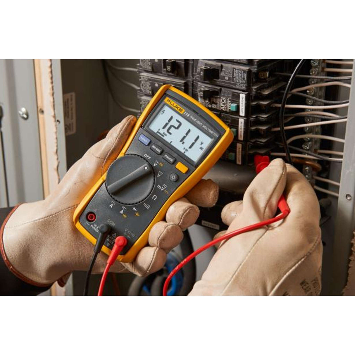 Multimetro para tecnico electricista, prueba capacitancia y diodos CON CERTIFICADO DE CALIBRACION Fluke