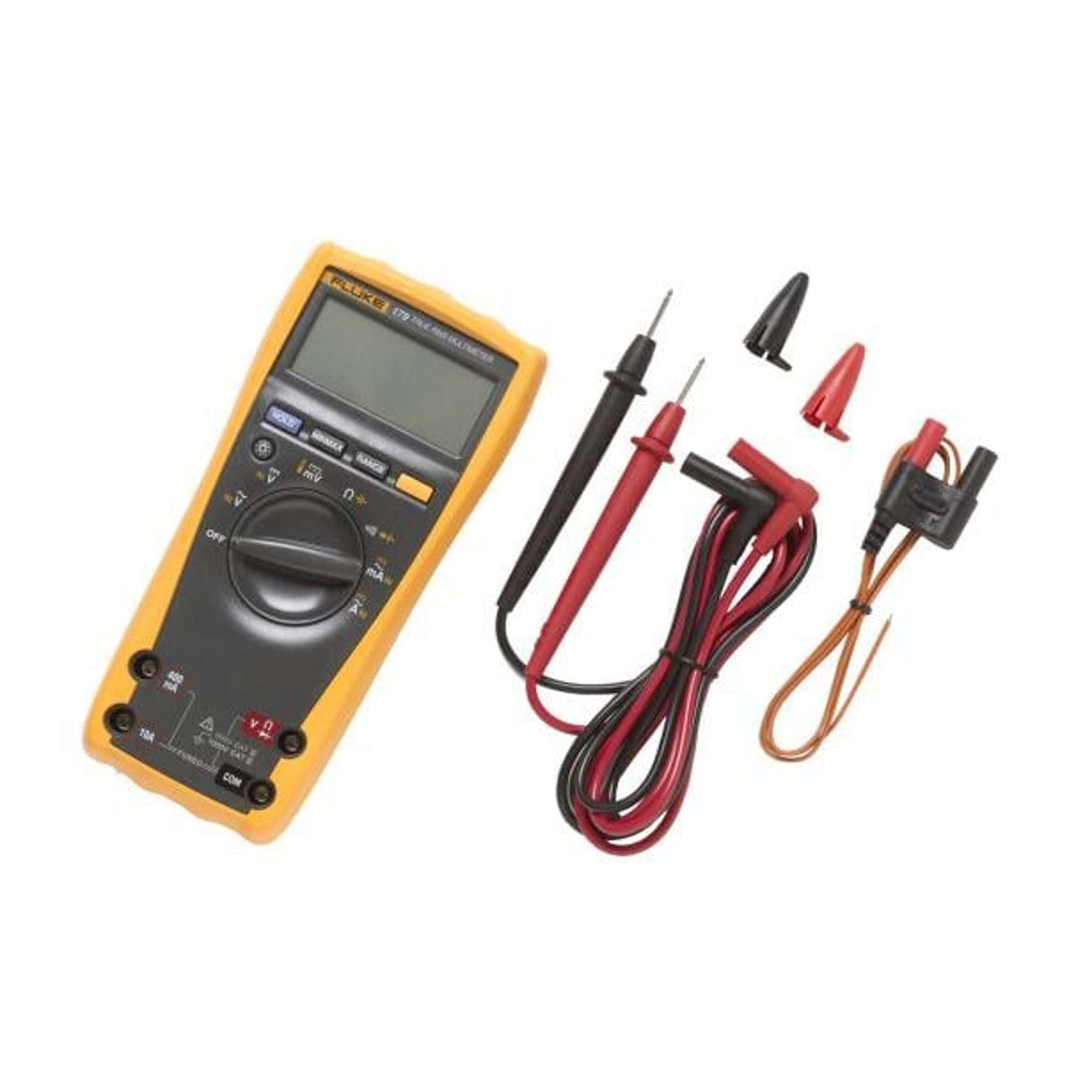 Multimetro Digital Analogico Con Pantalla Retroiluminada Y Medidor De Temperatura Fluke