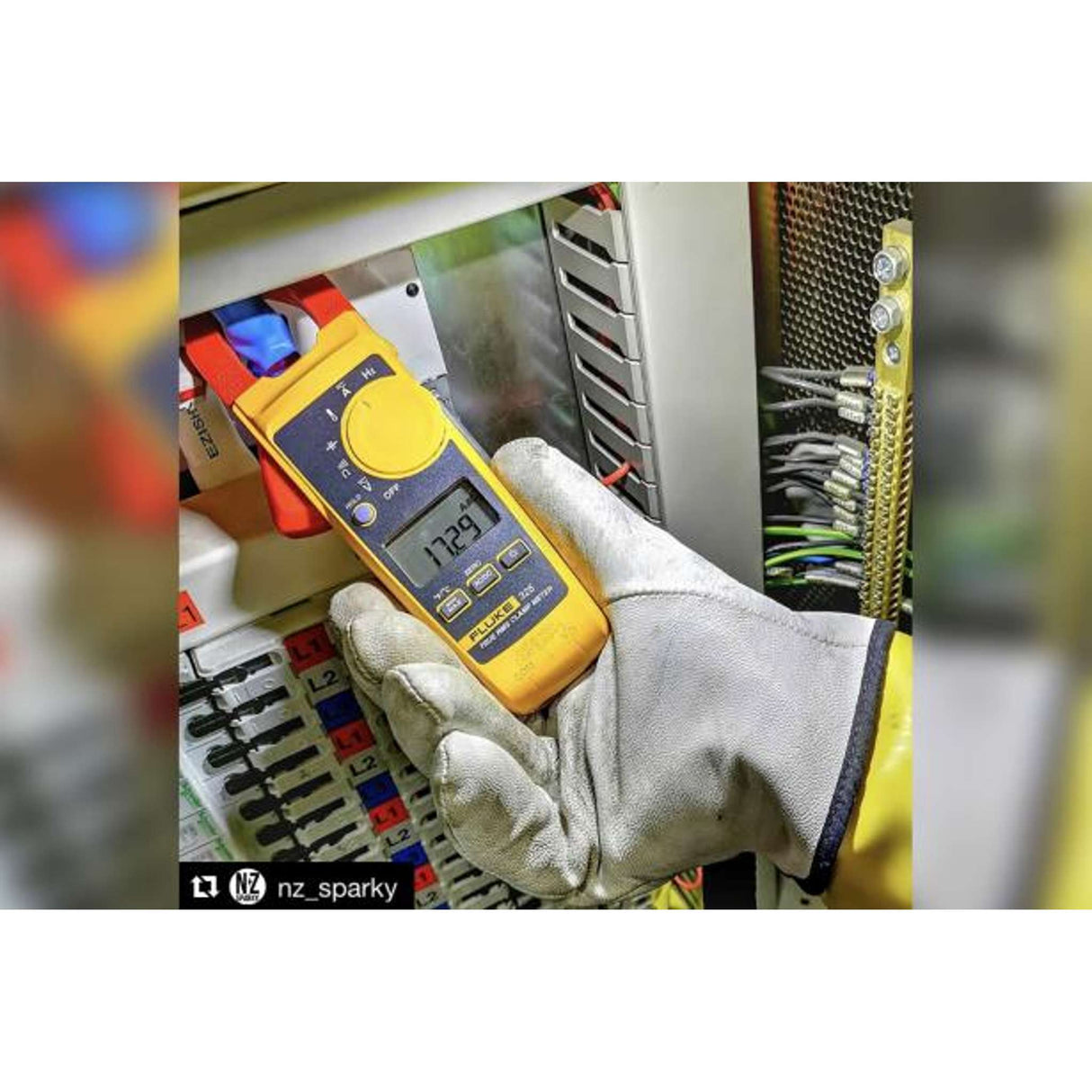Amperimetro De Gancho 400A Ac/Dc True Rms C/Temp Fluke