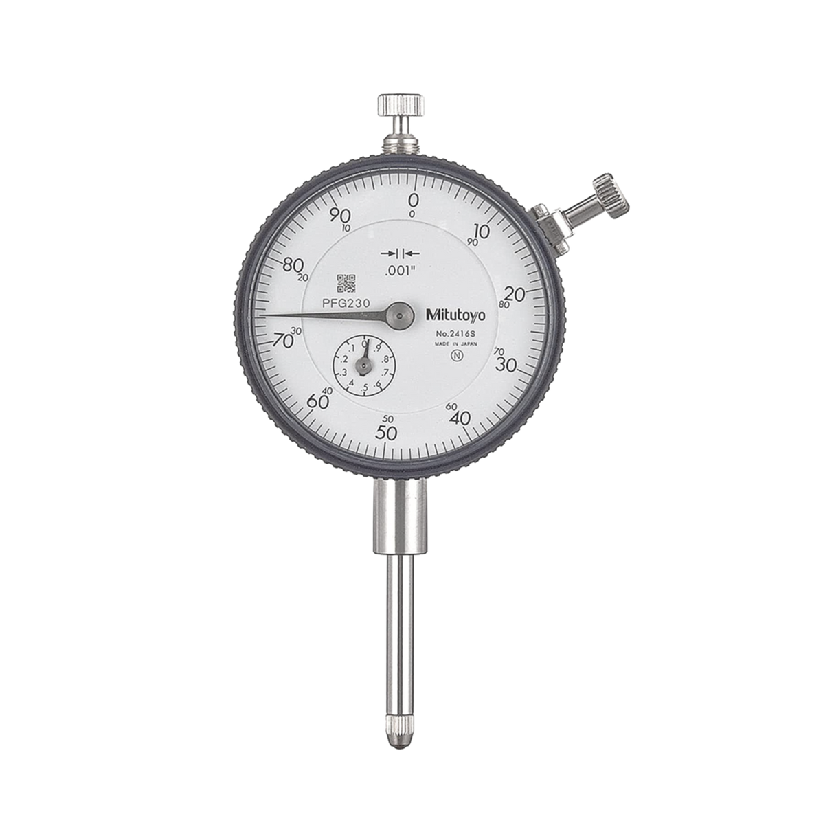 Indicador de carátula, tapa plana, Tipo ANSI/AGD 1 pulg, 0,001 pulg