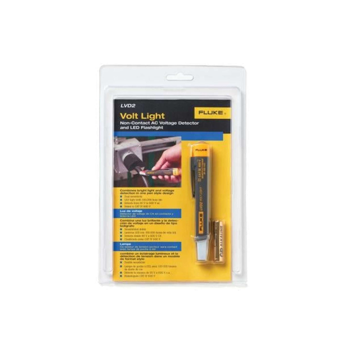 Detector De Voltaje Con Lámpara Fluke