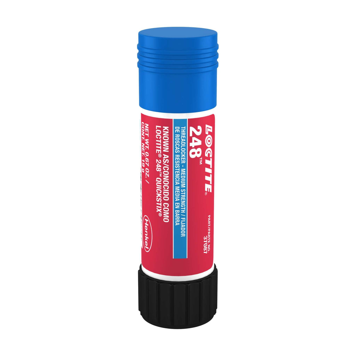 Fijador de Tornilleria LOCTITE® 248 de Resistencia Media, Color Azul, en presentación de 19 gr Loctite