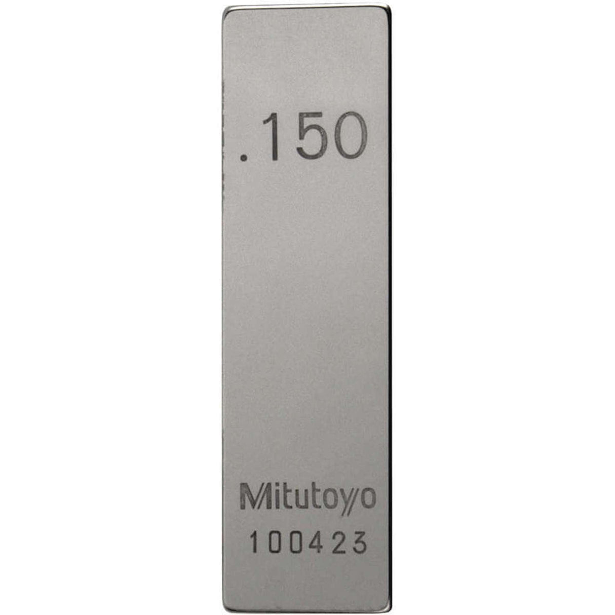Bloque patrón rectangular, pulg. certificado de inspección ASME, Grado 0, Acero, 0.15 pulg Mitutoyo