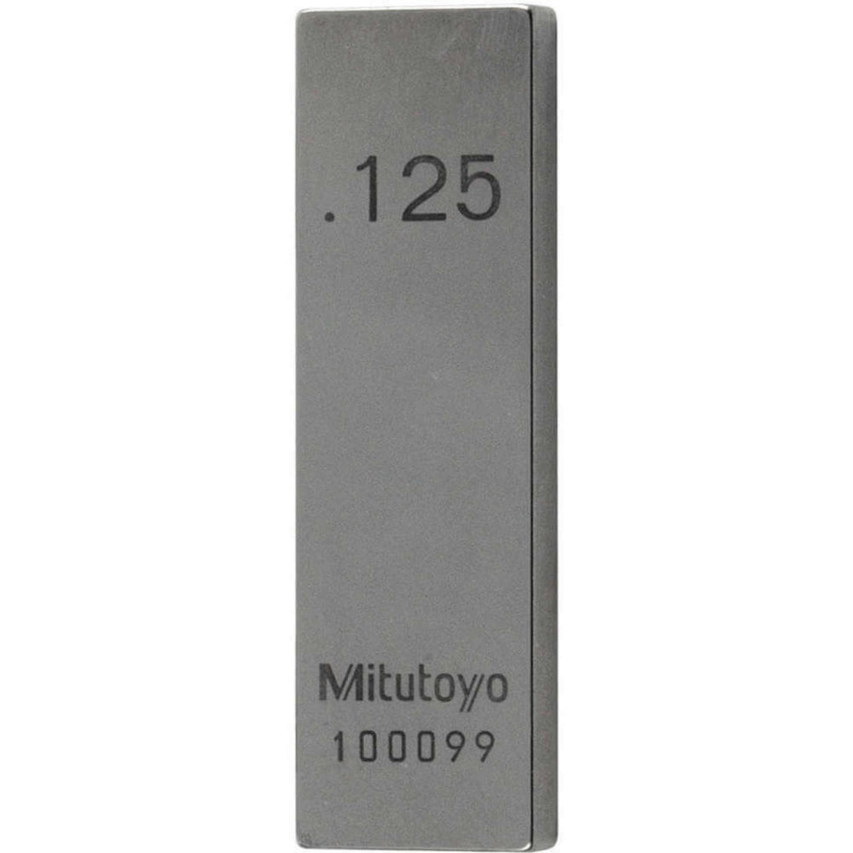 Bloque patrón rectangular, pulg. certificado de inspección ASME, Grado 0, Acero, 0.125 pulg Mitutoyo