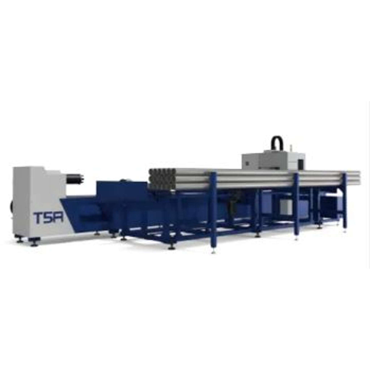 Máquina cortadora láser para tubo con longitud maxima de 6m de carga manual trifásica 220V/60Hz Hans Laser