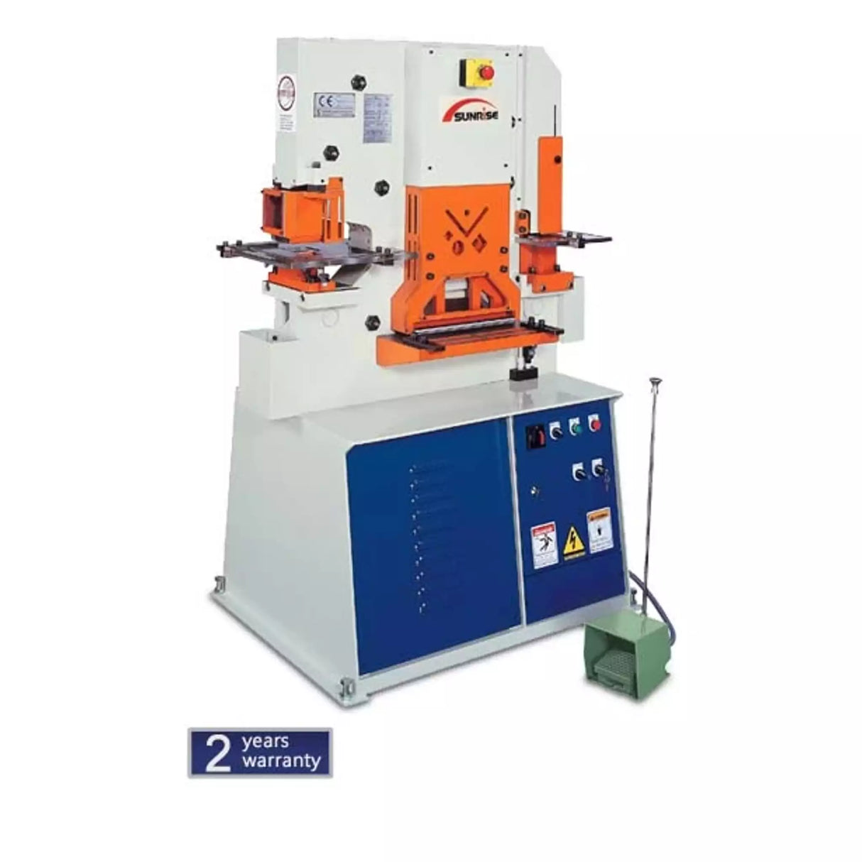 Máquina Metalera Hidraulica Marca Sunrise Serie K Modelo IW-60K Trifásica 220V/60Hz