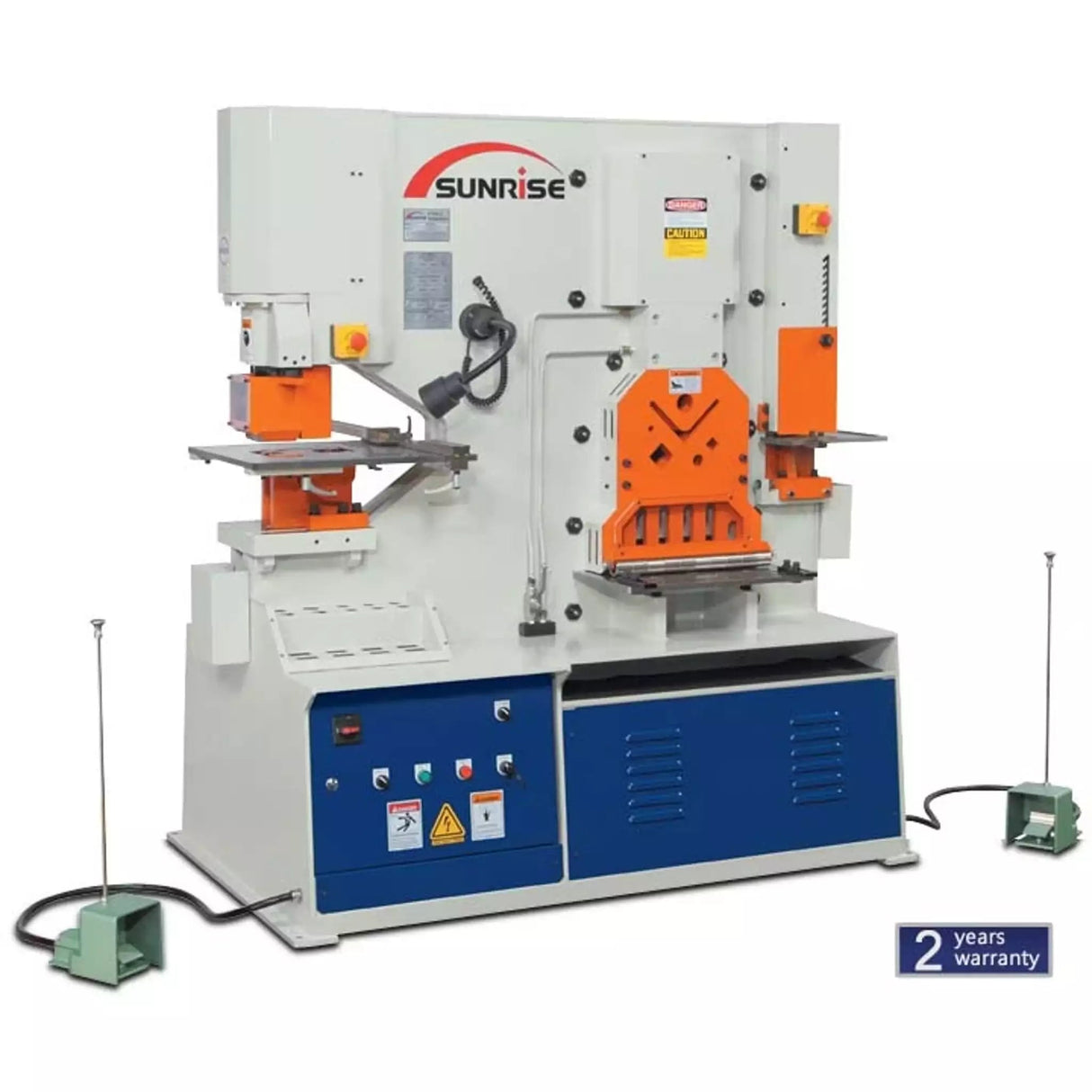 Máquina Metalera Hidraulica Marca Sunrise Serie K Modelo IW-85KD Trifásica 220V/60Hz SUNRISE
