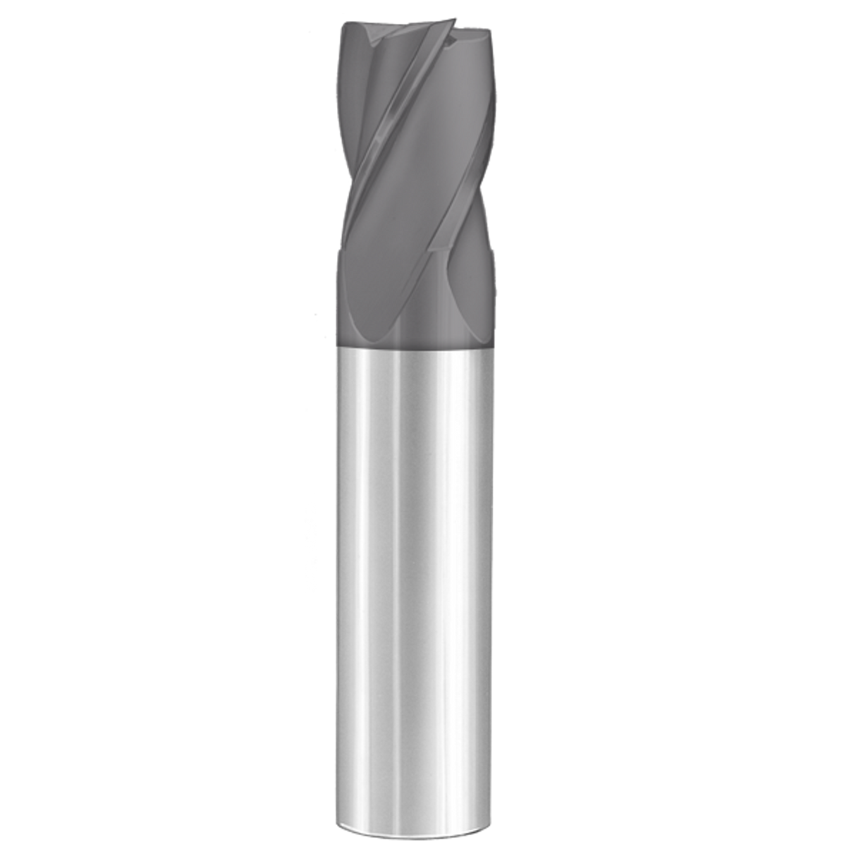 Cortador Vertical de Propósito General, Diam. 1/4 pulg, 4 Flautas, Punta Plana SGS