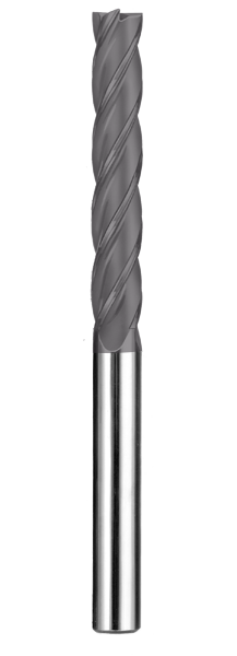 Cortador Vertical de Propósito General, Diam. 25 mm, 4 Flautas, Punta Plana - Herramental