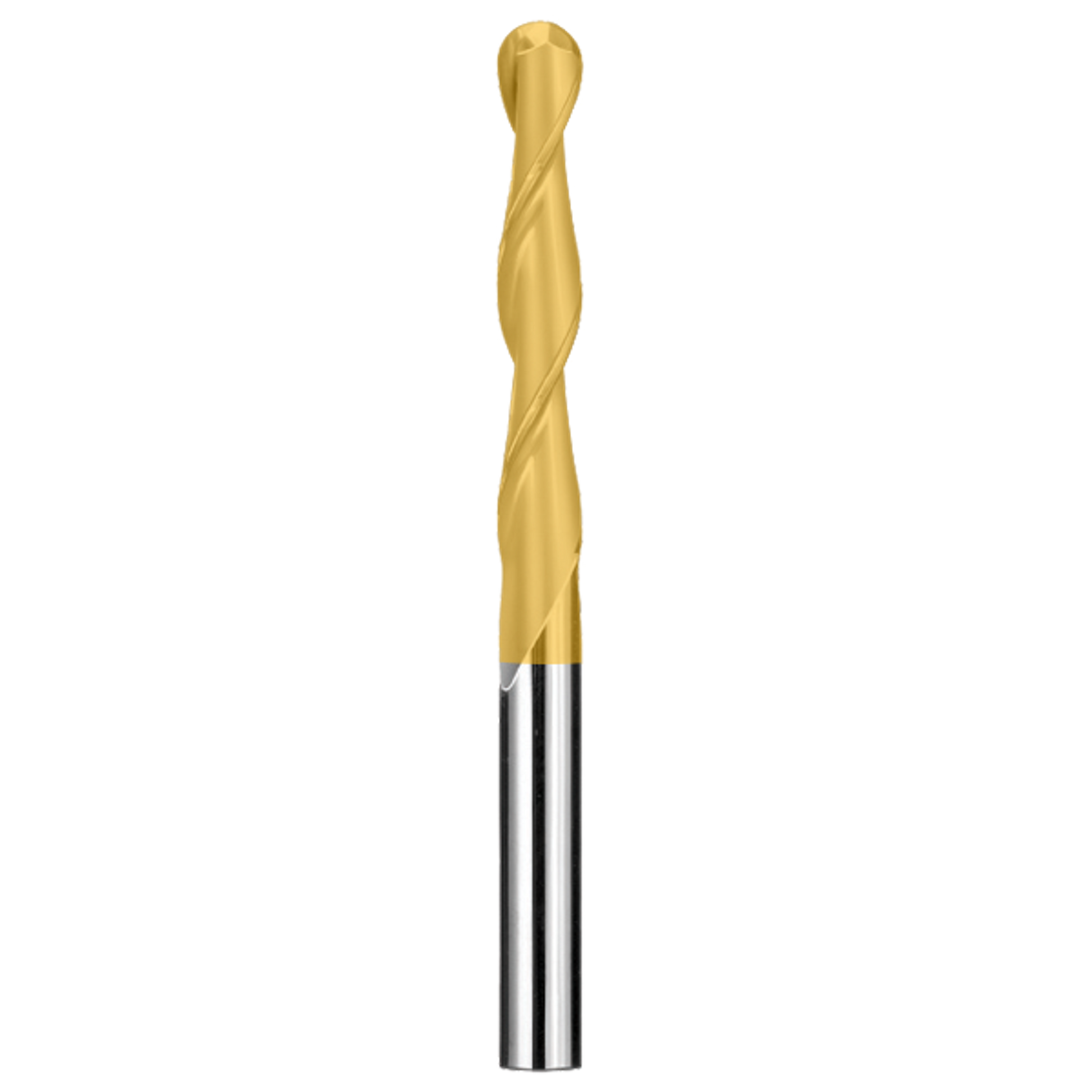 Cortador Vertical de Propósito General, Diam. 4 mm, 2 Flautas, Punta Bola SGS