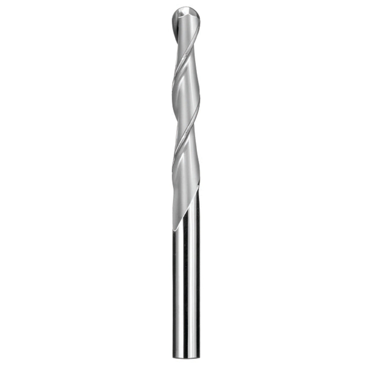 Cortador Vertical de Propósito General, Diam. 1/8 pulg, 2 Flautas, Punta Bola SGS