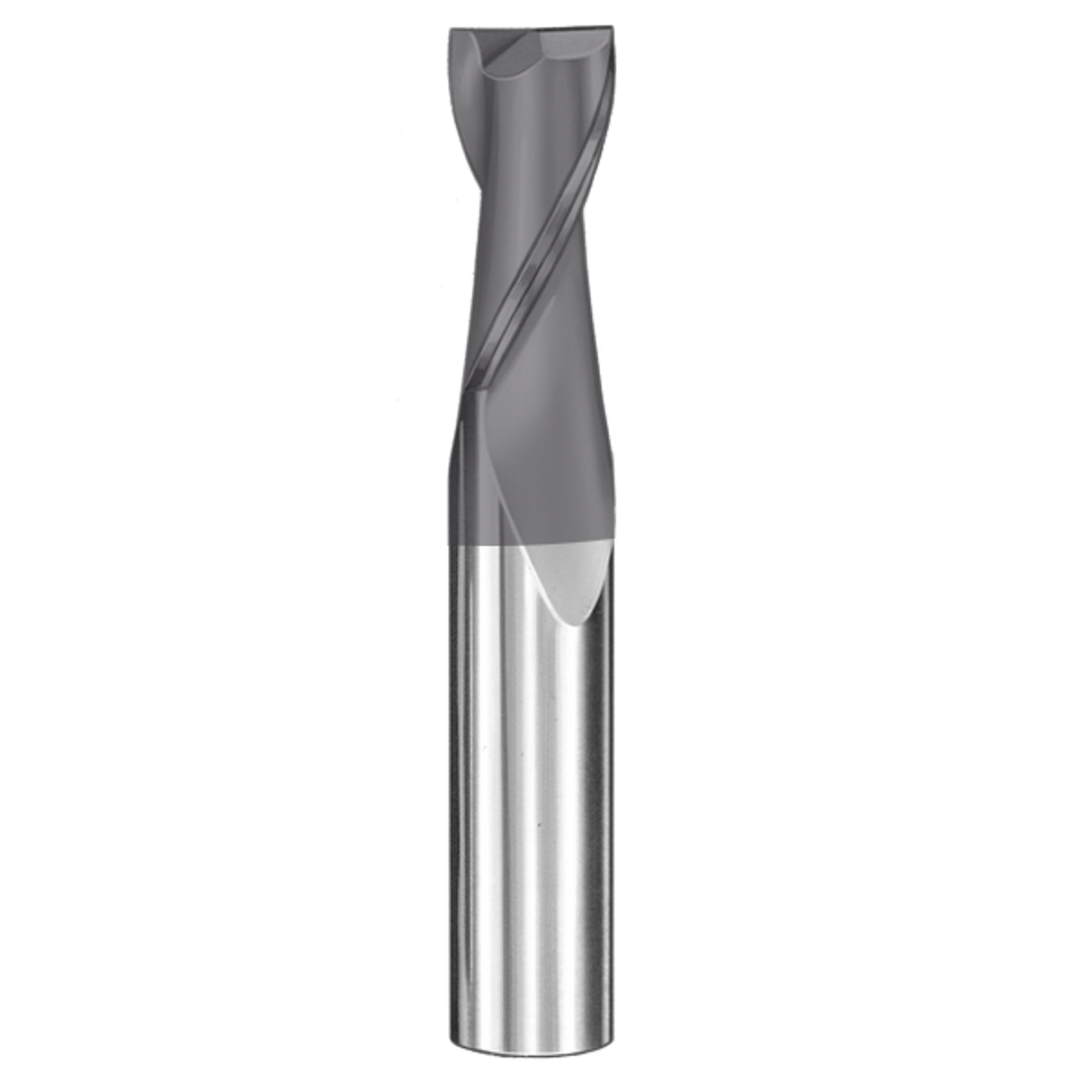 Cortador Vertical de Propósito General, Diam. 1/4 pulg, 2 Flautas, Punta Plana SGS
