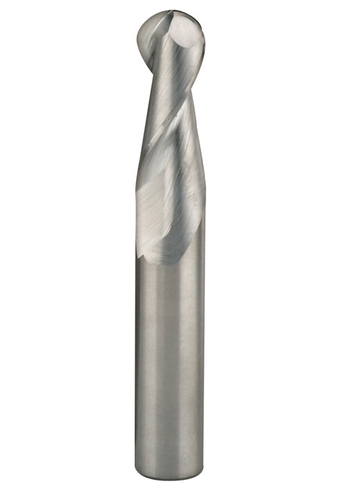 Cortador Vertical de Alto Rendimiento para Aluminio, Diam. Cte. 12 mm, 2 Flautas, Punta Bola - Herramental