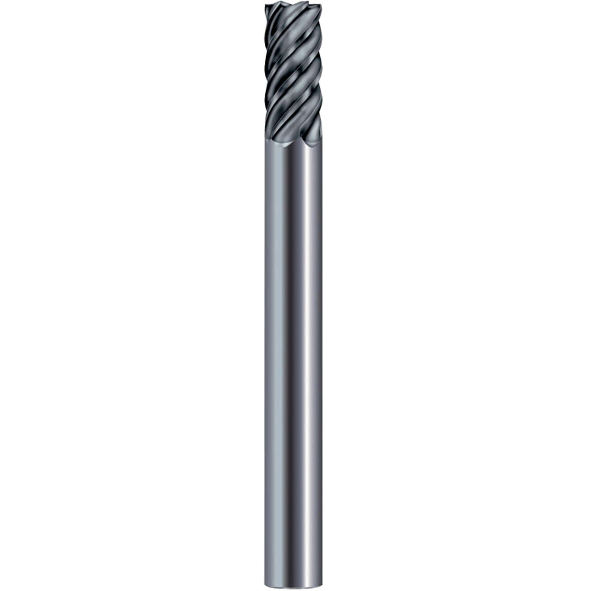 Cortador Vertical de Alto Rendimiento, Diam. Cte. 1/4 pulg, 6 Flautas, Punta Plana SGS