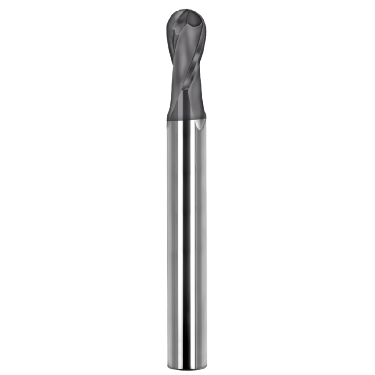 Cortador Vertical de Propósito General, Diam. 12 mm, 2 Flautas, Punta Bola