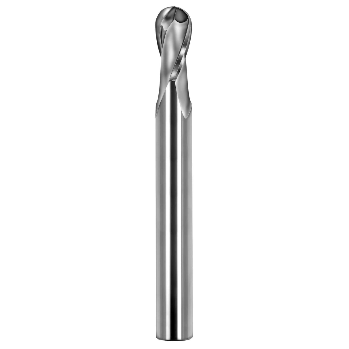 Cortador Vertical de Propósito General, Diam. 4 mm, 2 Flautas, Punta Bola SGS