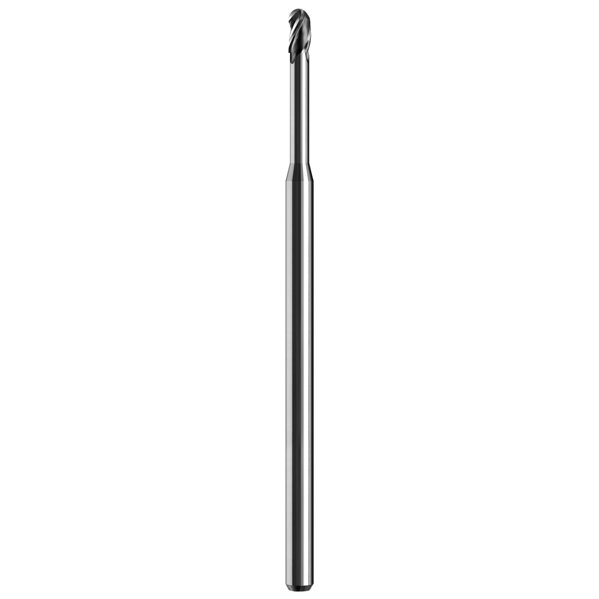 Micro Cortador Vertical, Diam. Cte. 0.0310 pulg, 3 Flautas, Punta Bola SGS
