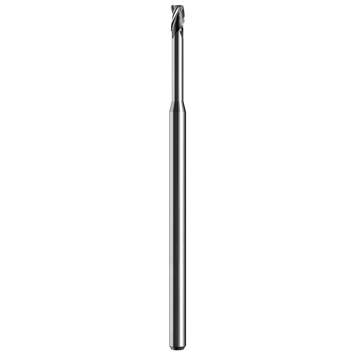 Micro Cortador Vertical, Diam. Cte. 0.0800 pulg, 3 Flautas, Punta Plana SGS