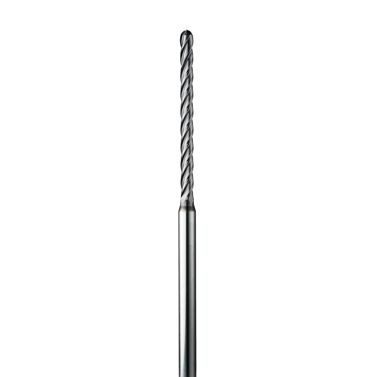 Micro Cortador Vertical, Diam. Cte. 0.0780 pulg, 4 Flautas, Punta Bola SGS