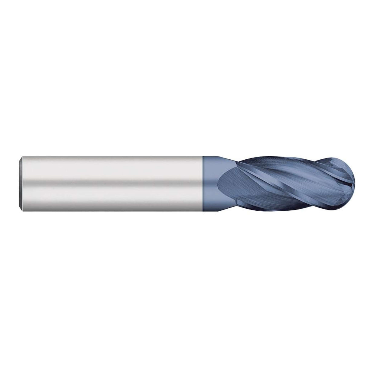 Fresa de Carburo 1/4" 4F AlTiN – Punta Bola Titan