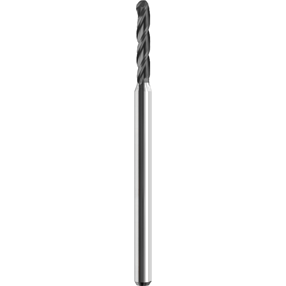 Micro Cortador Vertical, Diam. Cte. 0.0780 pulg, 3 Flautas, Punta Bola SGS