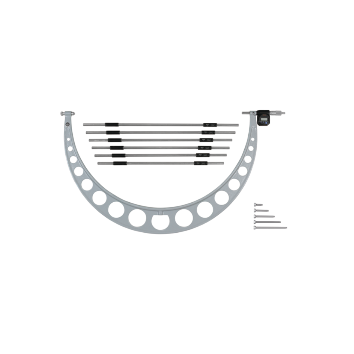 Micrómetros de exteriores con topes intercambiables, 24 - 30 pulg