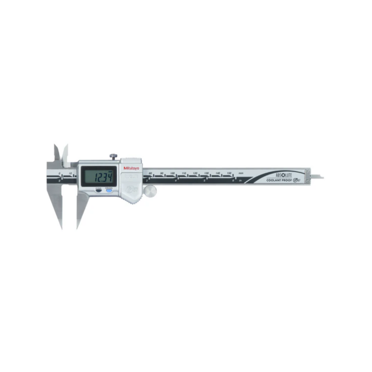 Calibrador con Puntas Delgadas Digimatic ABSOLUTE y Vernier, 0 - 6 pulg Mitutoyo