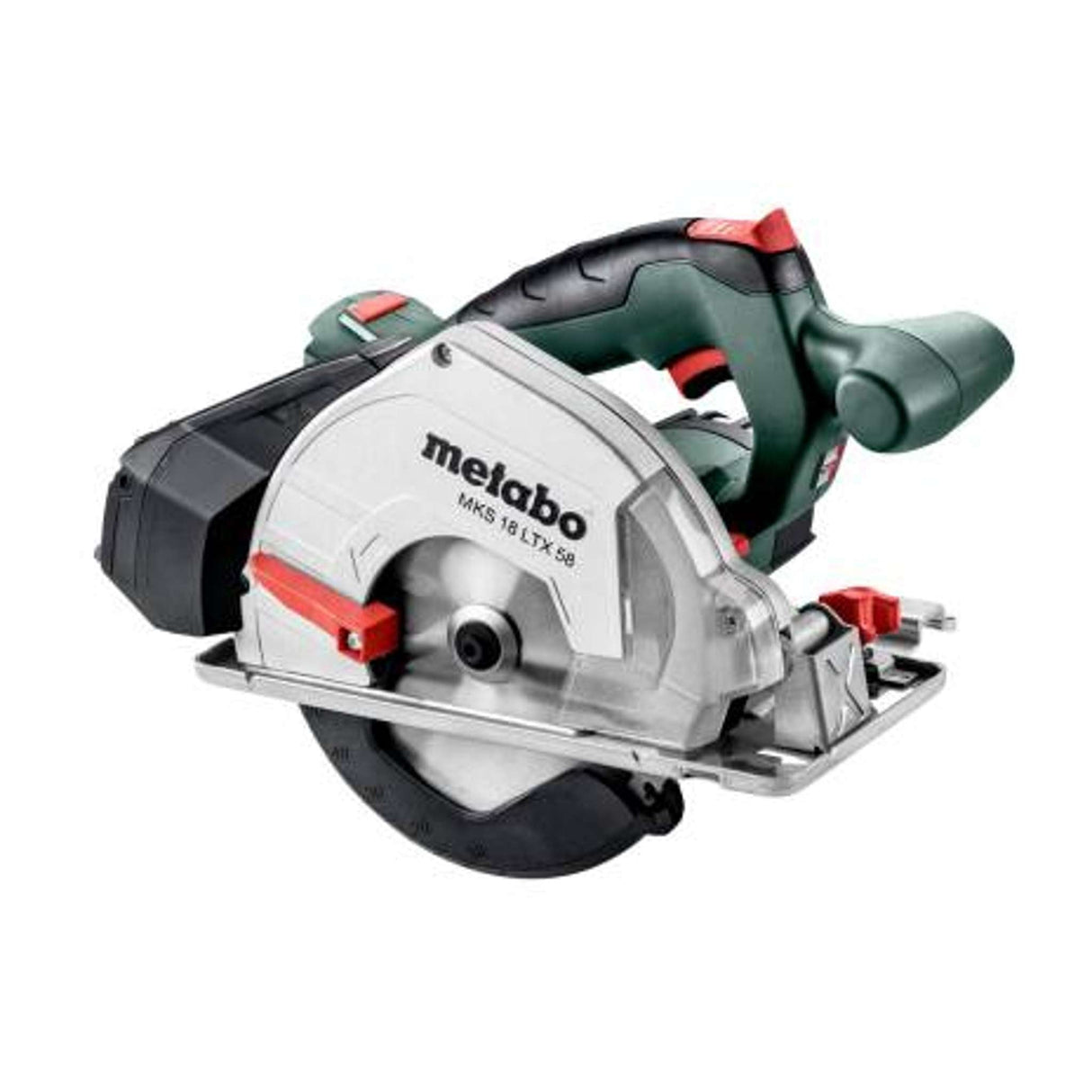 Sierra Circular a Batería, Voltaje 18 V, Profundidad Máx. de Corte en 90° 2.28 pulg, Diámetro de Hoja de Sierra 6-1/2 pulg x 5/8 pulg. NO INCLUYE Batería NI CARGADOR Metabo