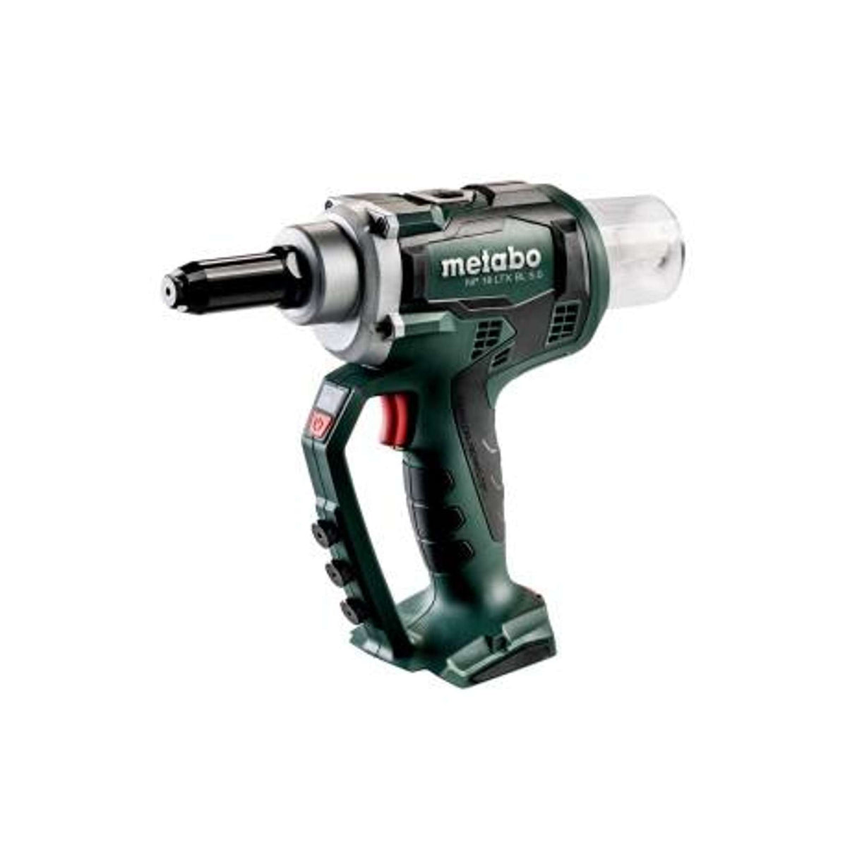 Pistola de Remache Ciego a batería de 3/16 pulg, Fuerza de Ajuste 10000 N. NO INCLUYE Batería NI CARGADOR Metabo