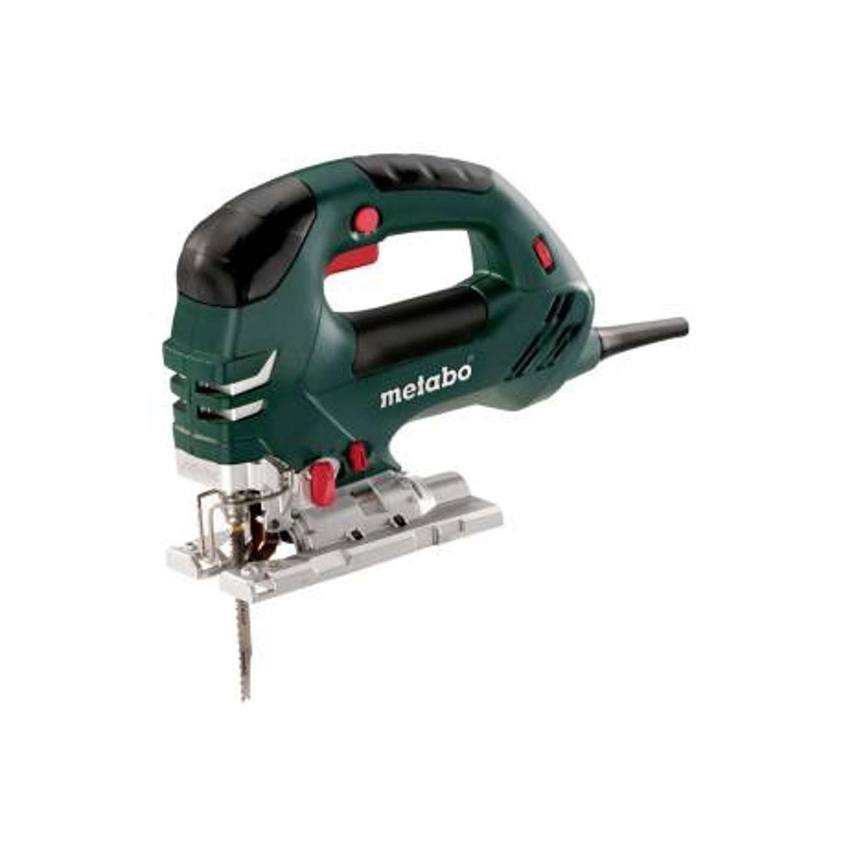 Sierra Caladora a Cable, Potencia 750 W, Profundidad de Corte en Madera 5-1/2 pulg, Velocidad 1000-3100 RPM, Peso sin Cable 2.5 kg / 5.5 lbs Metabo