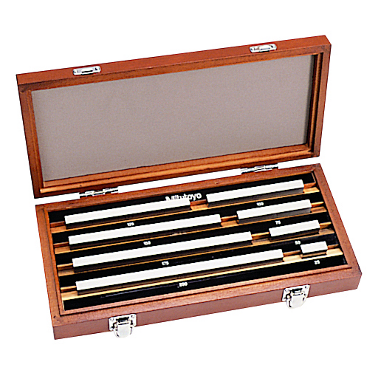 Juego de bloques patrón rectangular, mm, certificado de inspección, ISO, 8 Bloques, Grado 1, Acero