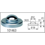 Base de comparación con base de acero D=58mm, Mesa plana