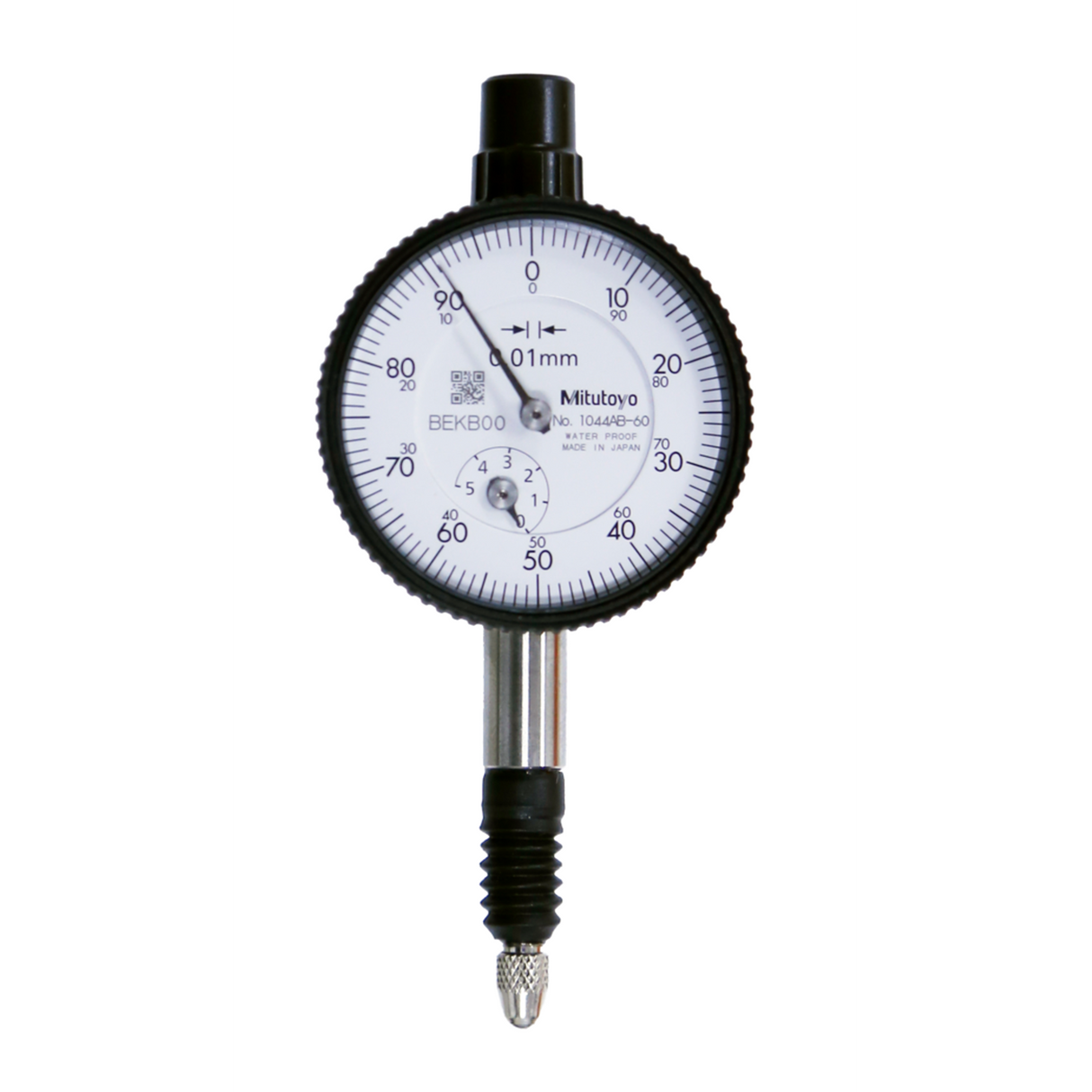 Indicador de carátula, tapa plana, Tipo ISO IP63, 5mm, 0,01mm Mitutoyo