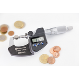 Micrómetro Digital para Exteriores A Prueba de Refrigerantes, Intervalo de 125-150 mm, Fuerza de Medición de 5 a 10 N, Con Salida de Datos