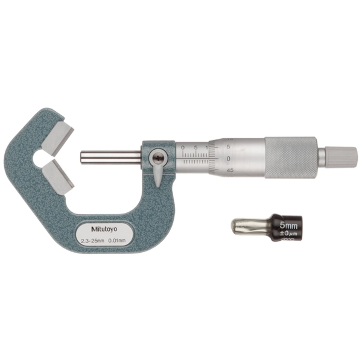 Micrómetros con topes en V 5 Flancos  2.3-25mm