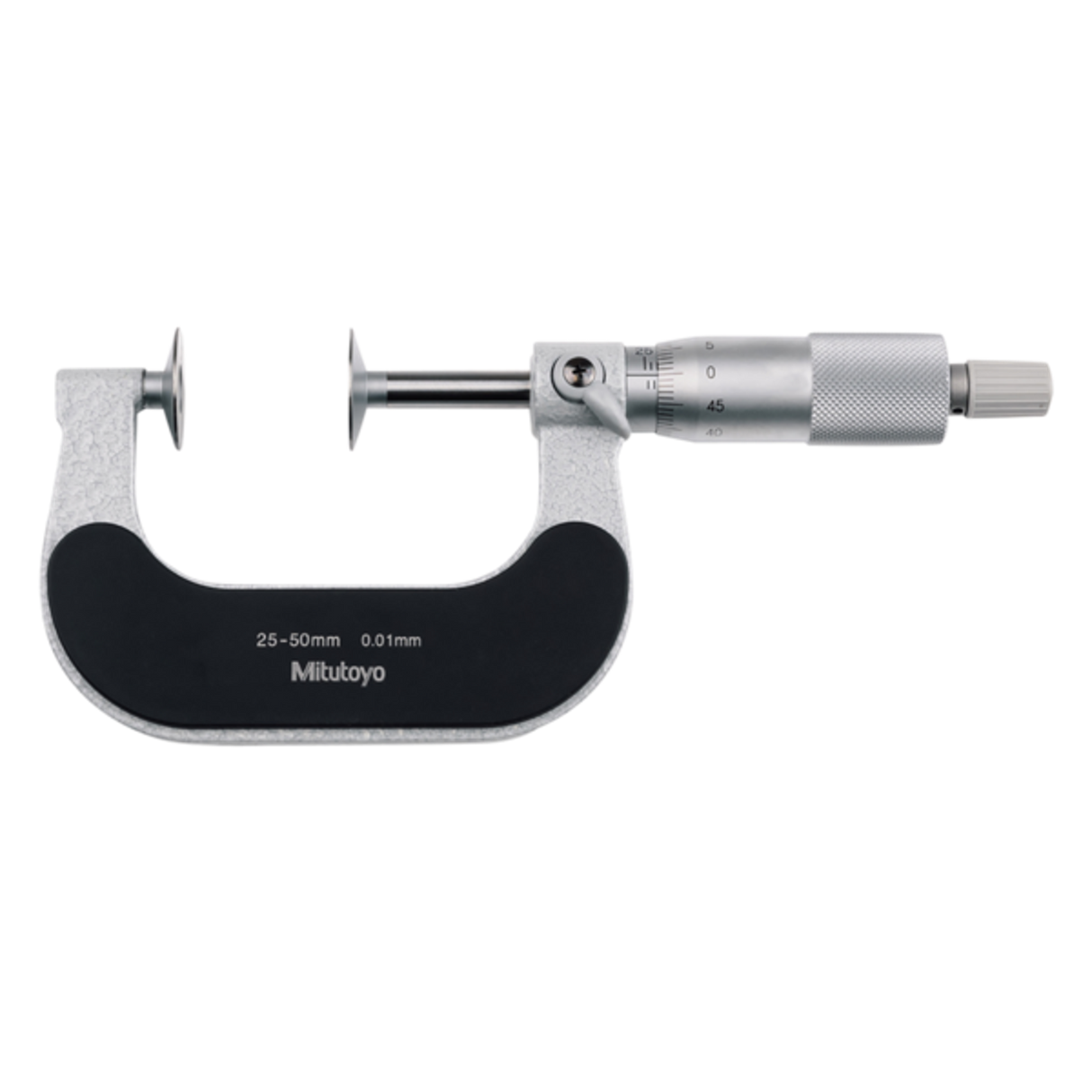 Micrómetro de disco, discos de acero templado 25-50mm, Disco=20mm