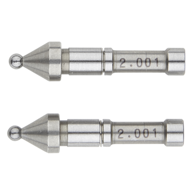 Puntas de bola intercambiables para tope/husillo 2.0mm Mitutoyo